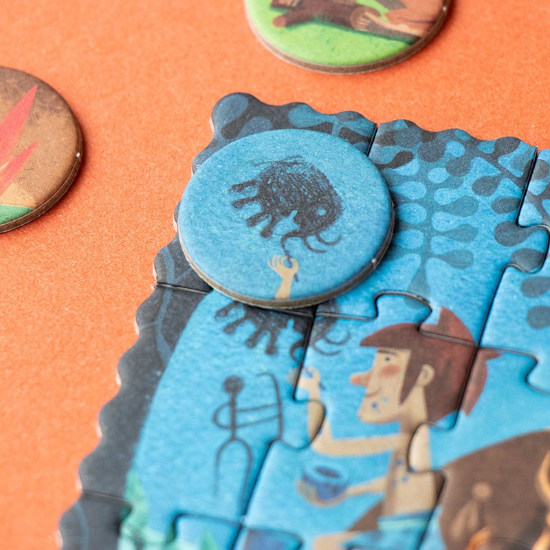 <p>Puzzle de la prehistoria y de bolsillo</p>